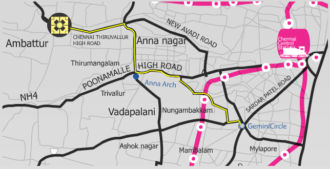 ambattur map